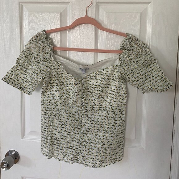 Petite Studio Houston Cotton Top - Lemon Tree Size Small - Picture 5 of 7